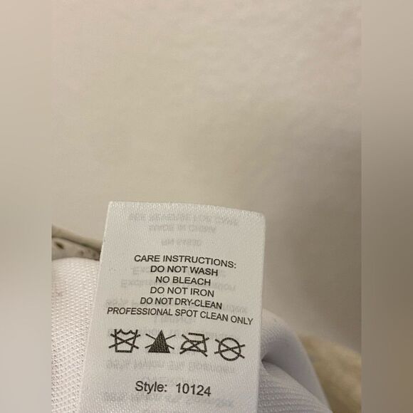 WEISSMAN Dance ballet lyrical white gold lace costume MY DESTINY 10124 SA adlt - Picture 9 of 12